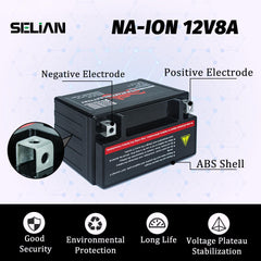 12V 8Ah motorcycle battery