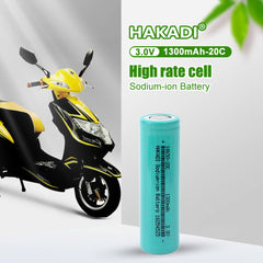 18650 3V 1300mah Sodium-ion Batteries 20C