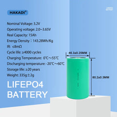 BYD 4680 15000mAh 3.2V Lifepo4 Battery 100% Original Cycle Life 4000+ Cell