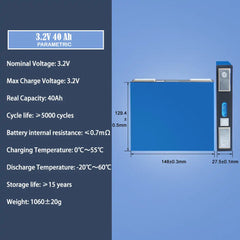Lishen 40Ah 3.2V 6C Lifepo4 Battery