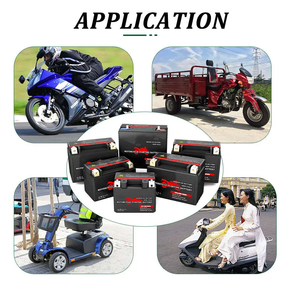 OEM DIY 12V 10.4Ah 315CCA Sodium 18650 Na ion Batteries 3000 Times Motorcycle Starting Sodium-ion Battery Pack