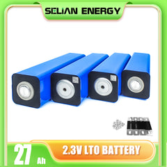 2.3V 27Ah Selian Energy Grade A Cylindrical  Rechargeable LTO Battery Cells with High Capacity for Lighting Tower