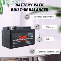 12V 5.2Ah motorcycle battery