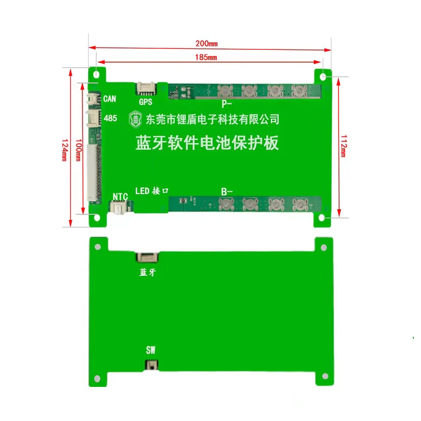 4S 8S 12S 16S 10A 20A 30A 200A Sodium-ion Battery BMS For DIY Battery Pack