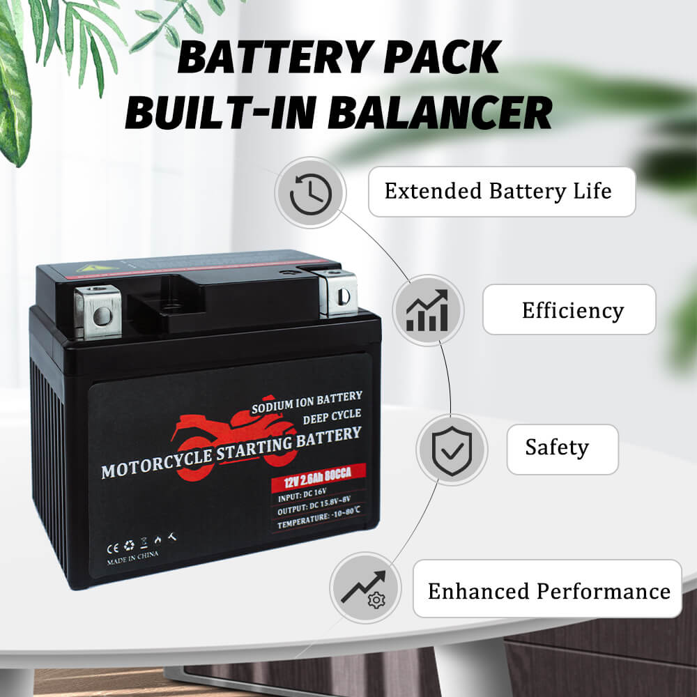 12V 2.6ah motorcycle battery
