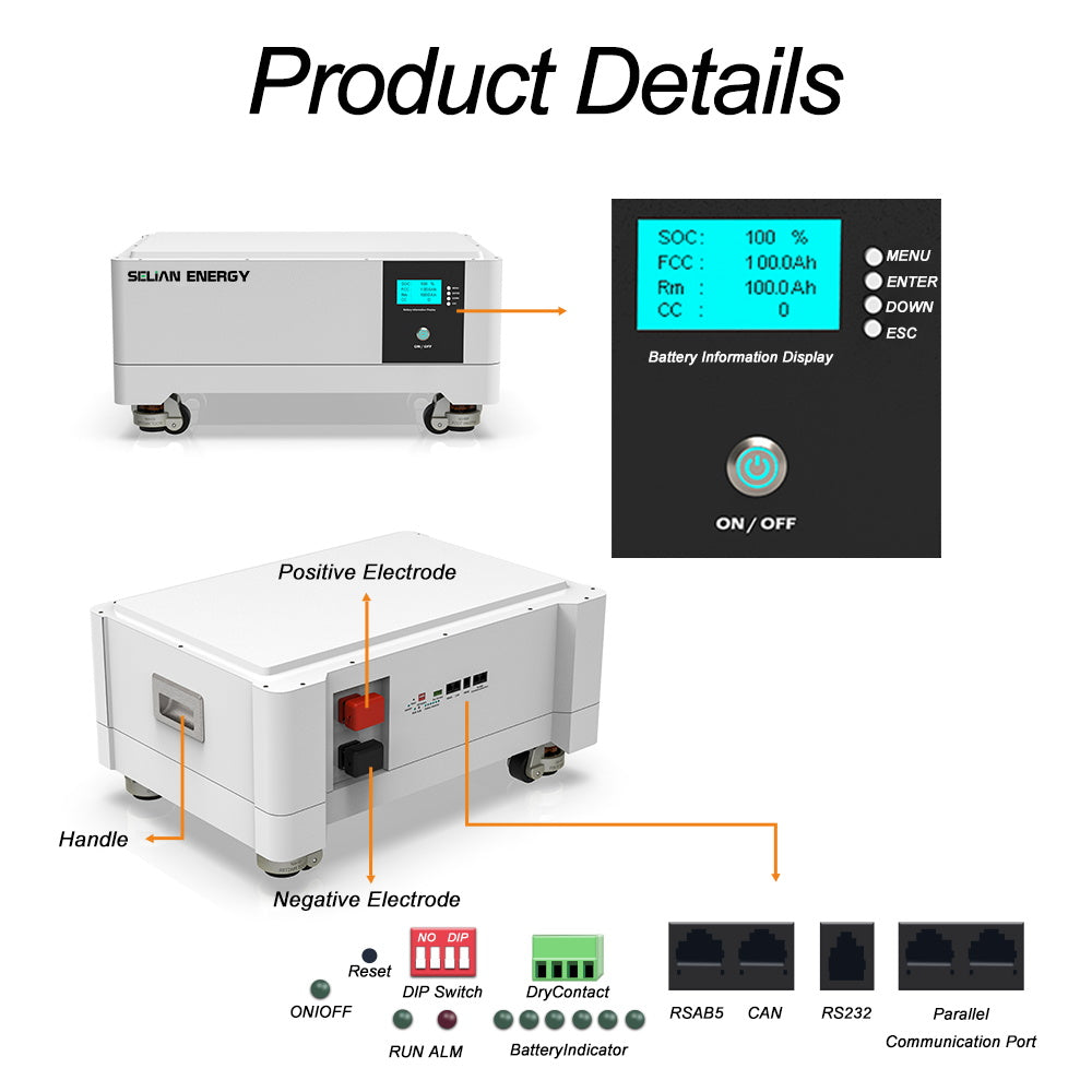 Renewable 51.2V 100A lifepo4 Battery 5Kwh 10kwh 15kwh with 5Kw Inverter AC Output 220V 230v Stackable & Wall Mounted All in One Solar Energy Storage System