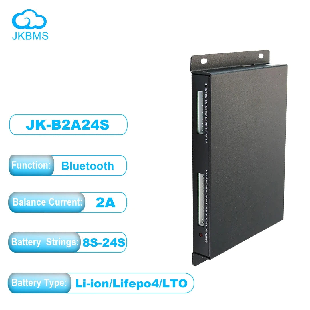 JKBMS Active Balancer 4S 8S 12S 16S 24S 1A 2A Smart Active Equalizer With Bluetooth APP For Li-ion LiFePO4 LTO Battery