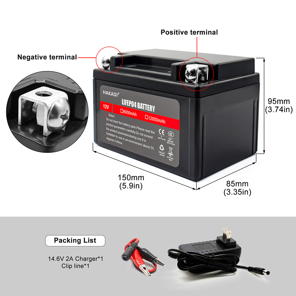 12V 12A Power Energy LiFePO4 Rechargeable Lithium Battery Pack Built in BMS for for solar system Home Energy Storage