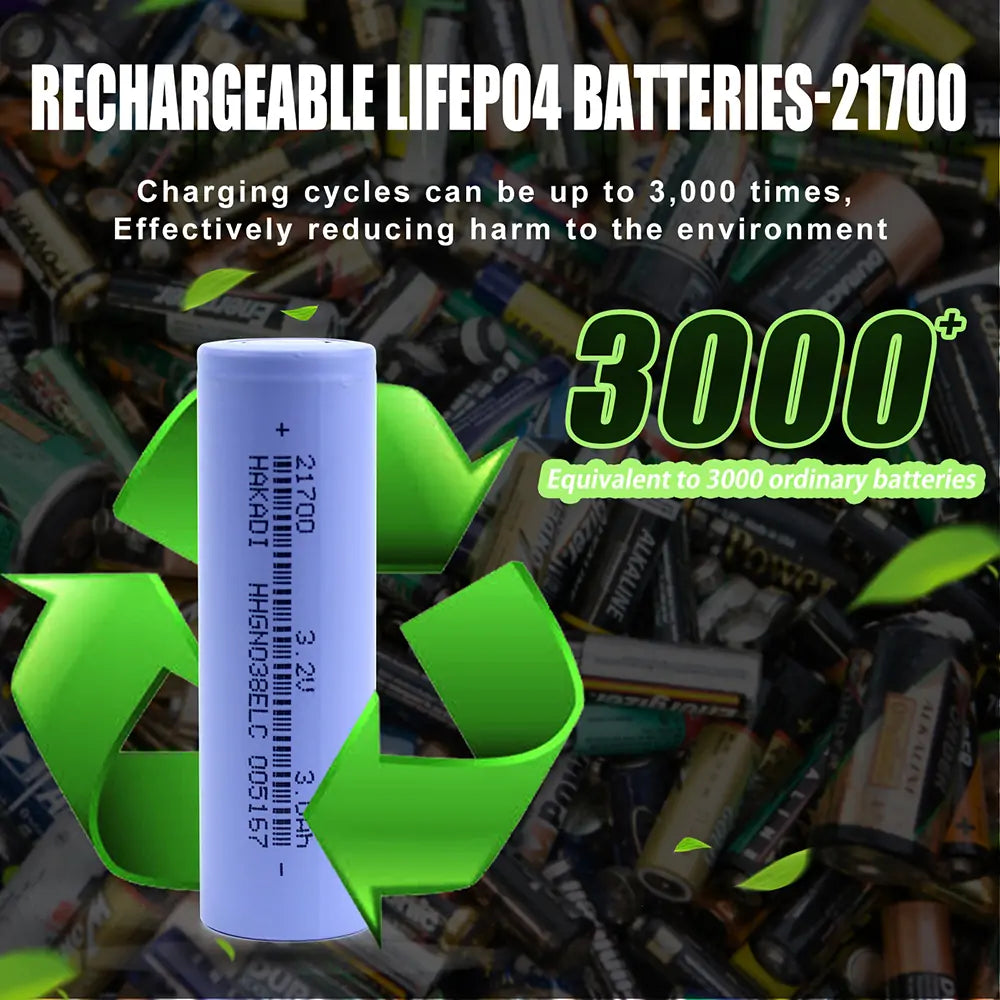 21700 Lifepo4 3000mah 3.2V LFP Rechargeable Battery cell