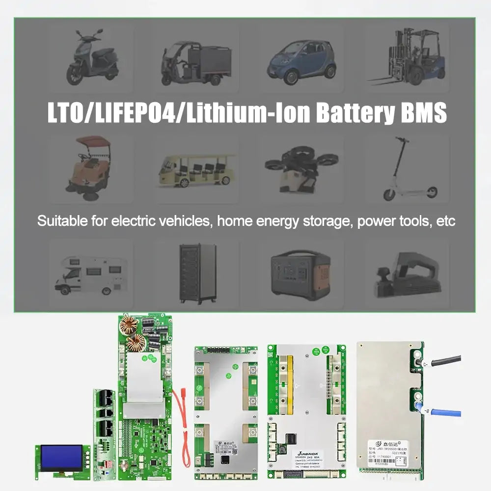 JBD Smart Bluetooth BMS 4S-8S 100A150A 200Acurrent For DIY lithium ion LiFePo4 Battery pack