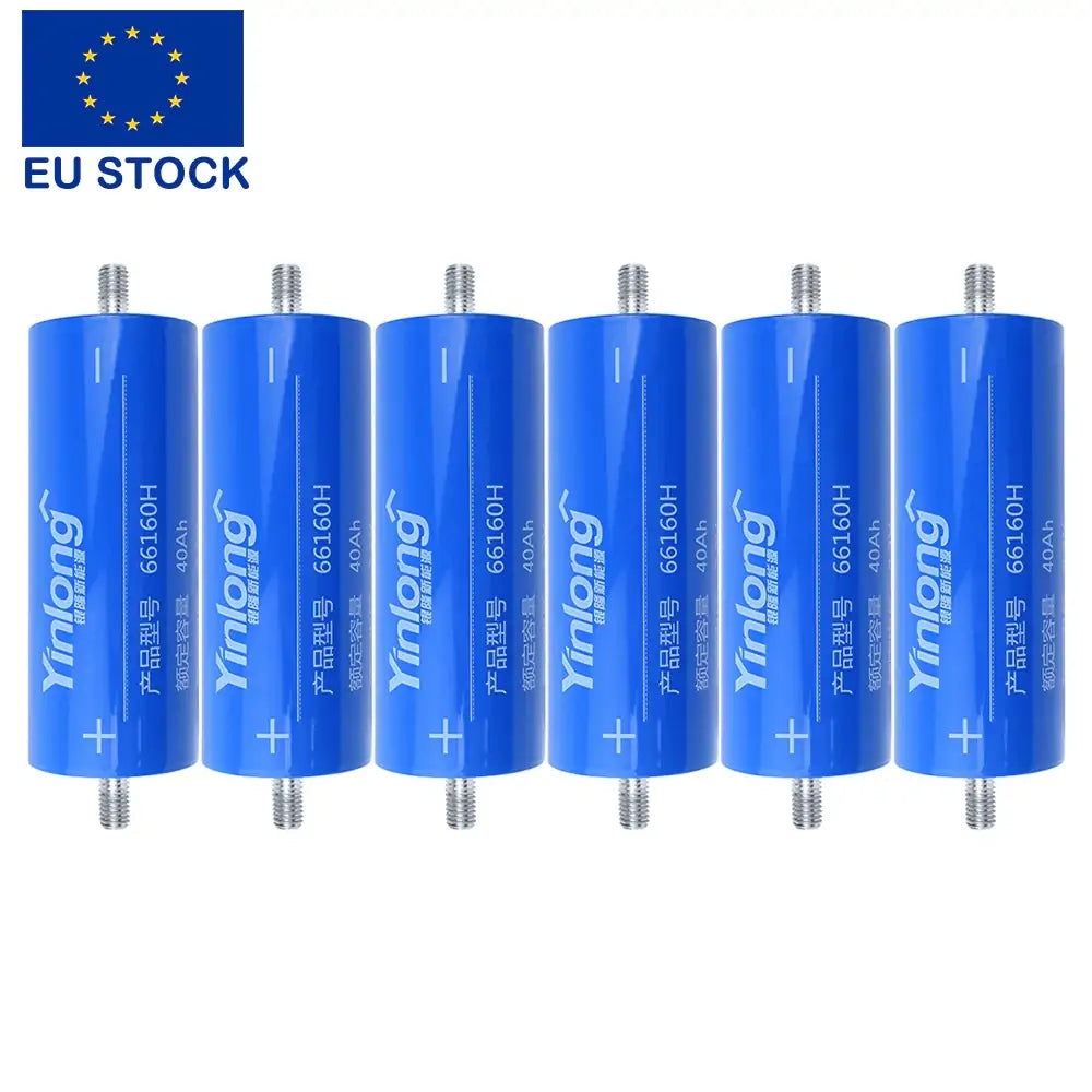 EU STOCK!Yinlong 40Ah LTO Cells Brand New Grade A Cylindrical Battery With QR Code 6-24PCS