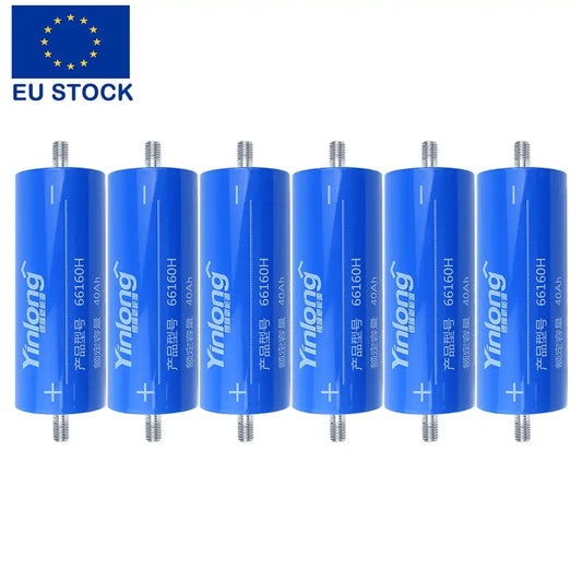 EU STOCK!Yinlong 40Ah LTO Cells Brand New Grade A Cylindrical Battery With QR Code 6-24PCS