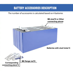 CALB 3.2V 170Ah LiFePO4 Battery Cells Cycle life 2500+ Rechargeable for Solar Energy Storage Pack RV EV Marine Power