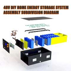 51.2V Fully Assembled Lifepo4 Battery Pack 10-15Kwh 16S 280ah 314ah LFP Battery 200A BMS For Home Power,Solar Energy