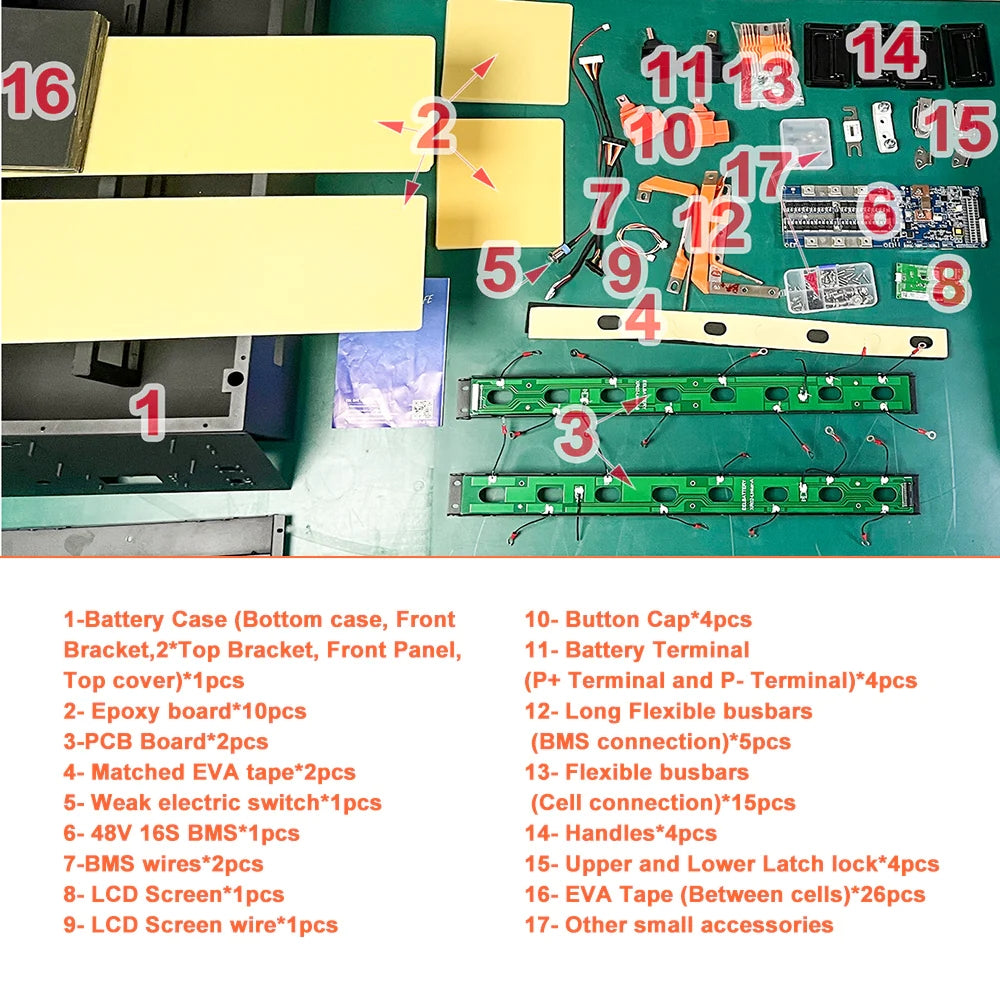 51.2V Fully Assembled Lifepo4 Battery Pack 10-15Kwh 16S 280ah 314ah LFP Battery 200A BMS For Home Power,Solar Energy