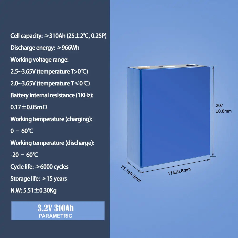 Lifepo4 CATL 3.2V 280Ah 314Ah Battery A Grade Original Cell 6000+Cycle life For DIY 12V 24V 48V Boat Solar System