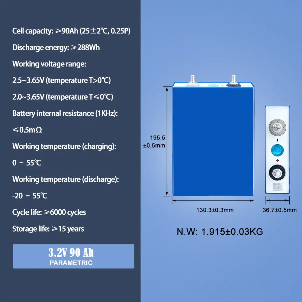 EVE 3.2V 90Ah Lifepo4 Battery