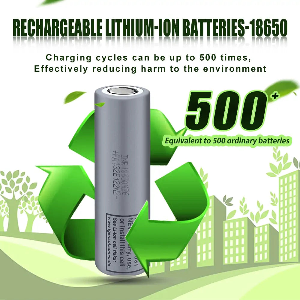INR18650-M26 3.6V 2600mah Cylindrical Rechargeable Battery Cell For DIY Battery pack Toys E-bike Scooter