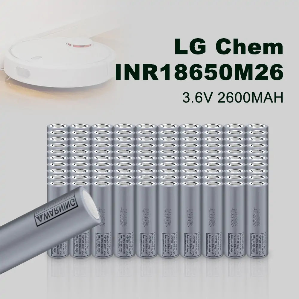 INR18650-M26 3.6V 2600mah Cylindrical Rechargeable Battery Cell For DIY Battery pack Toys E-bike Scooter