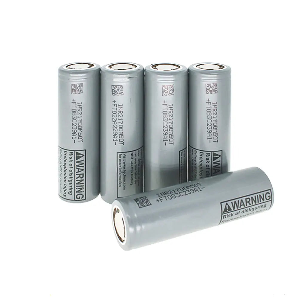 INR21700-M50T 3.6V 5000mah 100% Original Grade A NMC Rechargeable Lithium ion Battery Cell