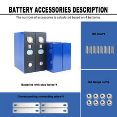 Lifepo4 CALB 3.2V 100Ah Grade A Battery Cells Cycle life 5000+Rechargeable For RV EV Boat DIY 12V/24V/36V/48V Solar Energy Storage Battery Pack