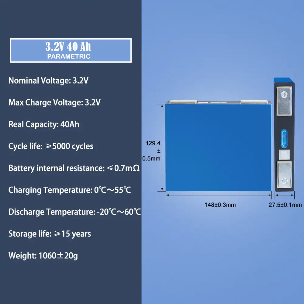 Lishen 40Ah 3.2V 6C Lifepo4 Battery