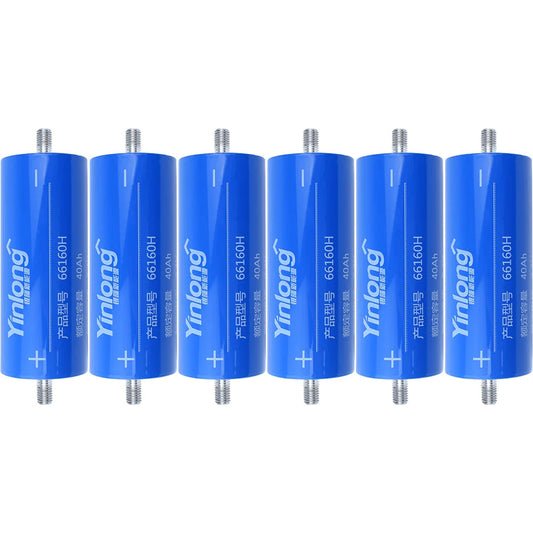 Grade A Yinlong 2.3V 40Ah LTO Cells Brand New 66160 Cylindrical Battery